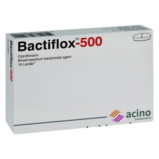 Bactiflox 500mg Tablets, Pack of 10's