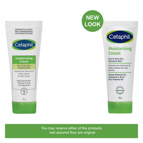 Cetaphil Unscented Moisturizing Cream For Face & Body 100g
