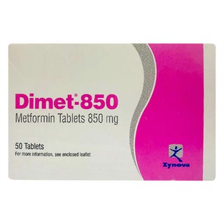 Dimet 850mg Tablets, Pack of 50's
