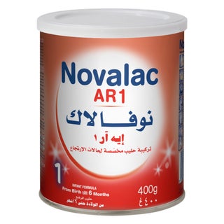 Novalac AR Stage 1 Anti Regurgitation Infant Milk Formula For 0 To 6 Months 400g