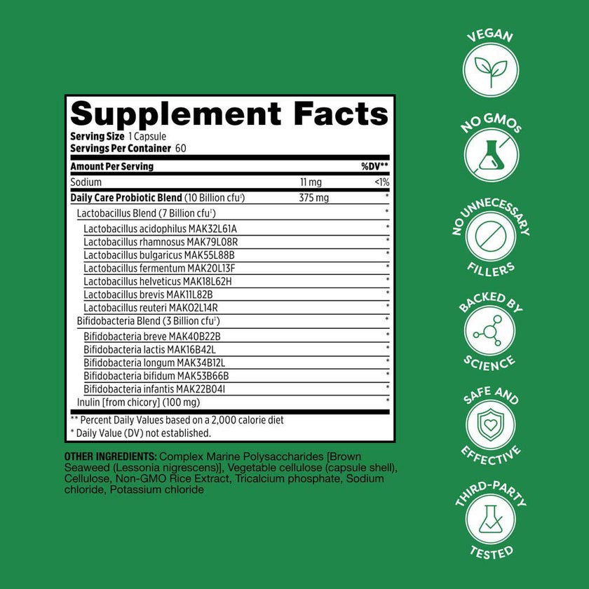 Probulin Daily Care Probiotic Capsules, Pack of 60's