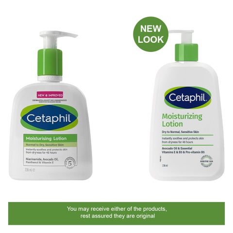 Cetaphil Moisturizing Lotion For Normal to Dry Sensitive Skin 236ml