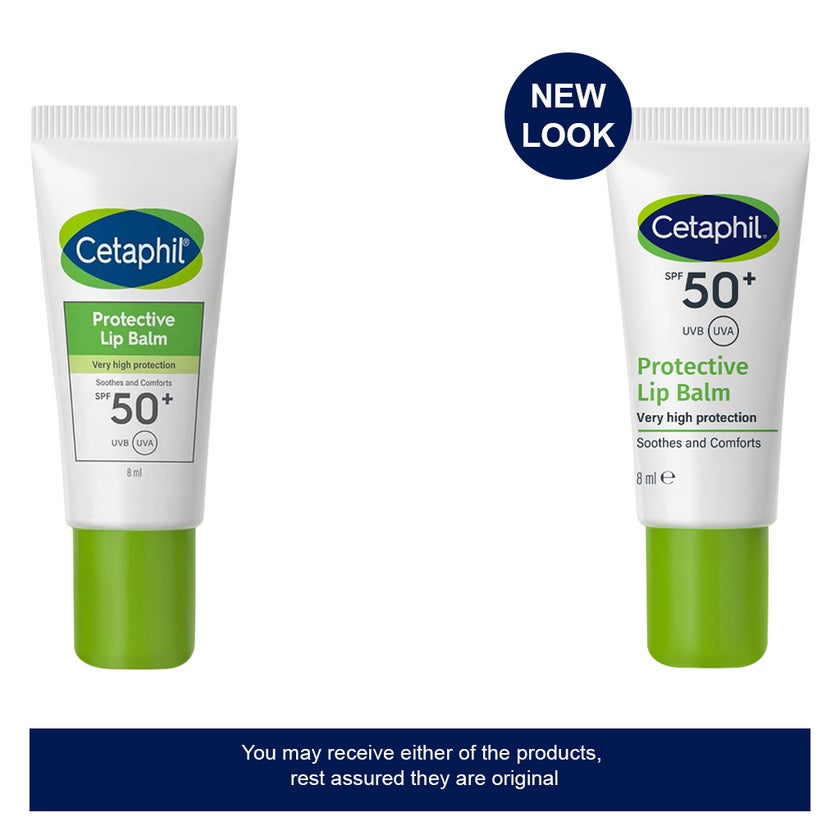 Cetaphil Protective Moisturizing Very High Protection Lip Balm With SPF 50+, Unscented, 8ml