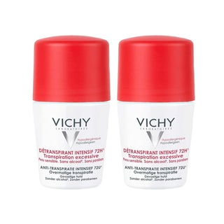 Vichy 72H Stress Resist Anti-Perspirant Roll-On 50ml, Promo Pack of 2's