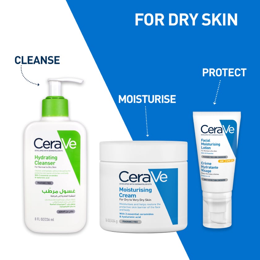 CeraVe Hydrating Cleanser For Normal To Dry Skin 236ml