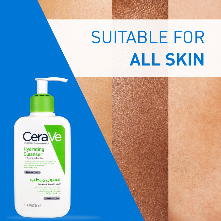 CeraVe Hydrating Cleanser For Normal To Dry Skin 236ml