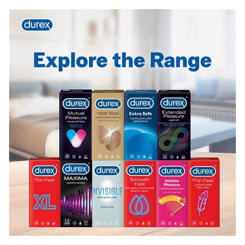 Durex Invisible Condoms, Pack of 20's