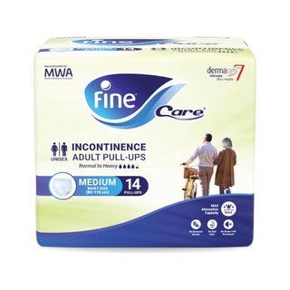 Fine Care Adult Diaper Unisex Briefs Pull-Ups Medium, Pack of 14's - 216509