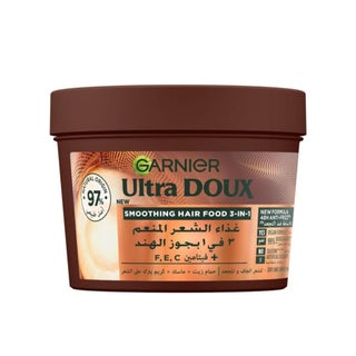 Garnier Ultra Doux Smoothing Hair Food Cream Coconut 390ml