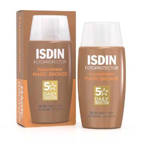 إيسدين فوتو بروتيكتر SPF 50 فيوجن لون مائي برونزي ملون بعامل حماية من أشعة الشمس 50 مل
