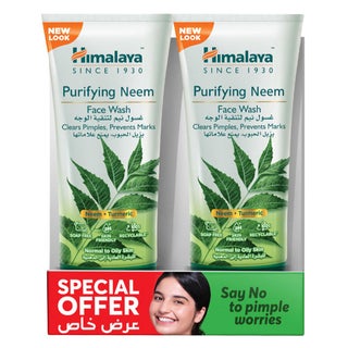 Himalaya Neem Purifying Face Wash 150ml, Pack of 2's