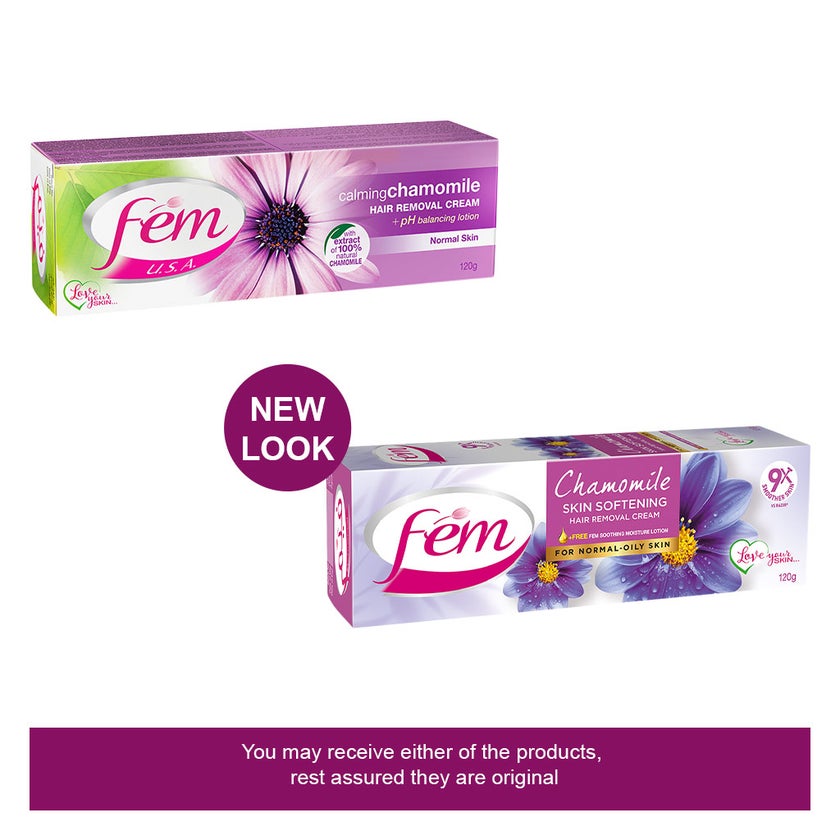 Fem Hair Removal Cream Chamomile 120g