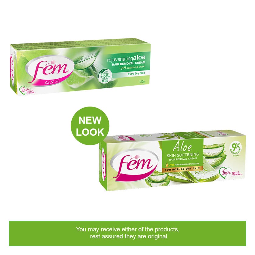 Fem Hair Removal Cream Aloe 120g