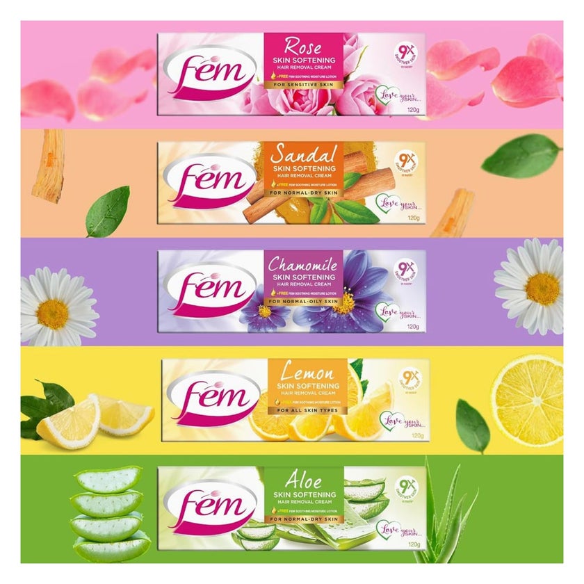 Fem Hair Removal Cream Aloe 120g