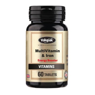 Valupak One A Day Multivitamin Tablets With Iron, Pack of 60's