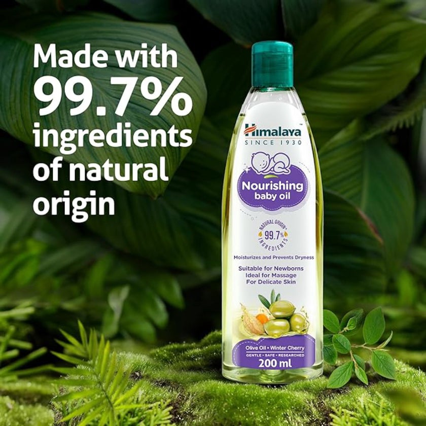 Himalaya Nourishing Baby Oil With Olive Oil and Winter Cherry 200ml