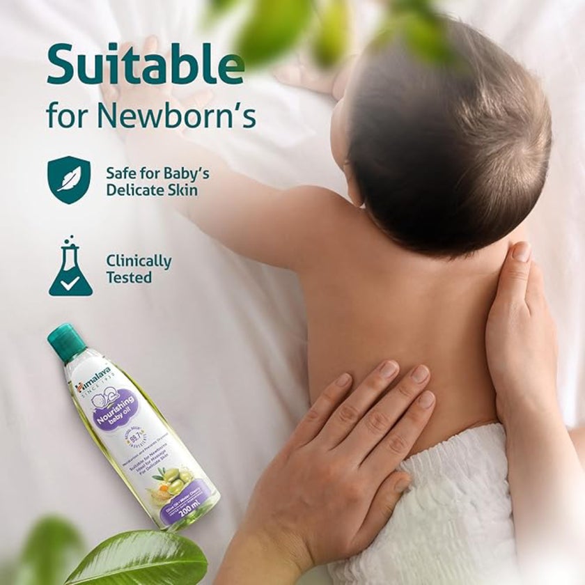 Himalaya Nourishing Baby Oil With Olive Oil and Winter Cherry 200ml