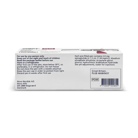Wegovy 0.5mg Flextouch Pre-Filled Pen + 4 Needles
