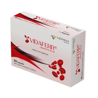 Vidamax Vidaferr Liposomal Iron 30mg Capsules, Pack of 30's