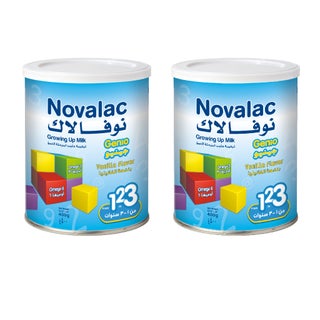 Novalac Genio 123 Stage 3 Growing Up Milk Formula For 1 To 3 Years Toddlers 800g - Promo Pack of 2's