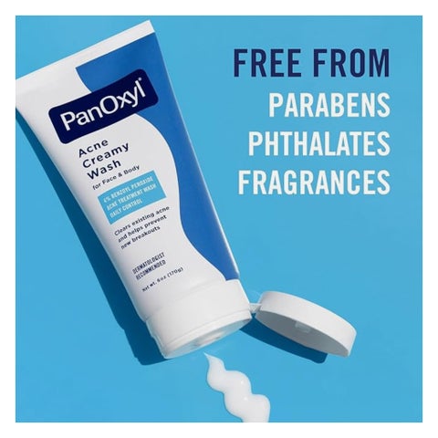 PanOxyl 4% Benzoyl Peroxide Acne Creamy Face & Body Wash 170g