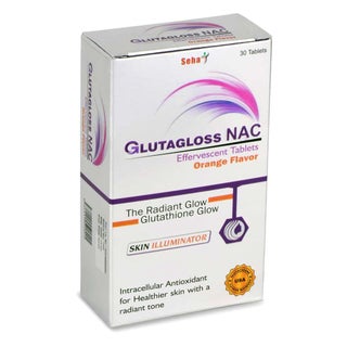 Glutagloss NAC Orange Flavored Effervescent Tablets, Pack of 30's