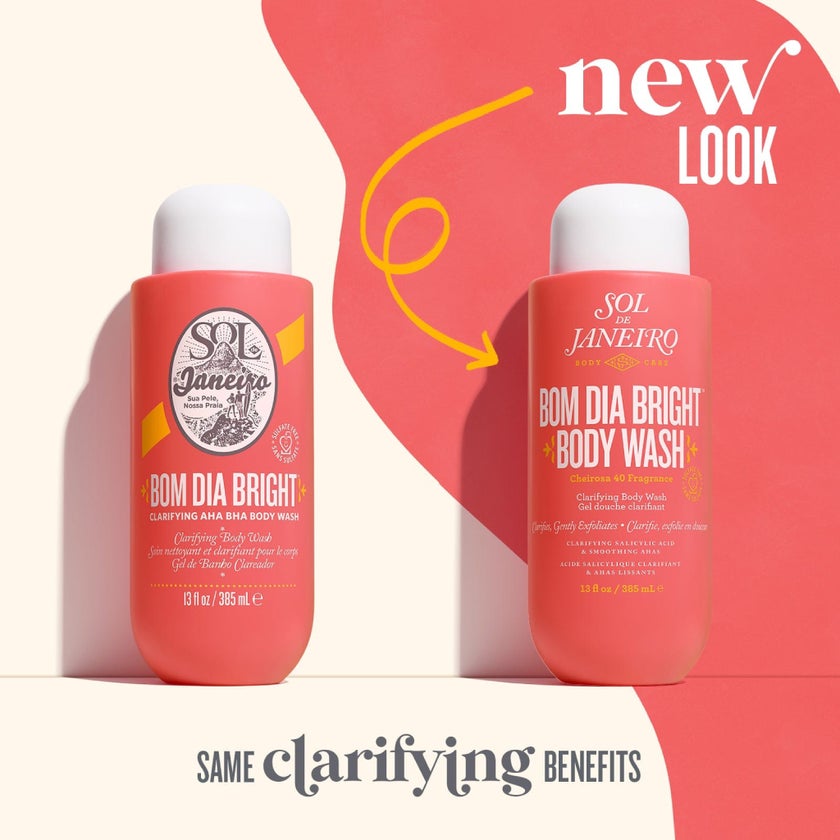 Sol De Janeiro Bom Dia Bright Cheirosa 40 Fragranced Exfoliating Body Wash With AHA & BHA 385ml 