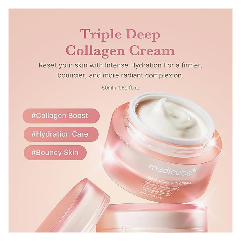 Medicube Triple Collagen Face Cream 4.0 For All Skin Types 50ml
