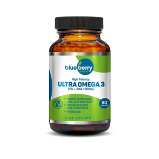 Blueberry Naturals Ultra Omega 3 1000mg Softgels, Pack of 60's