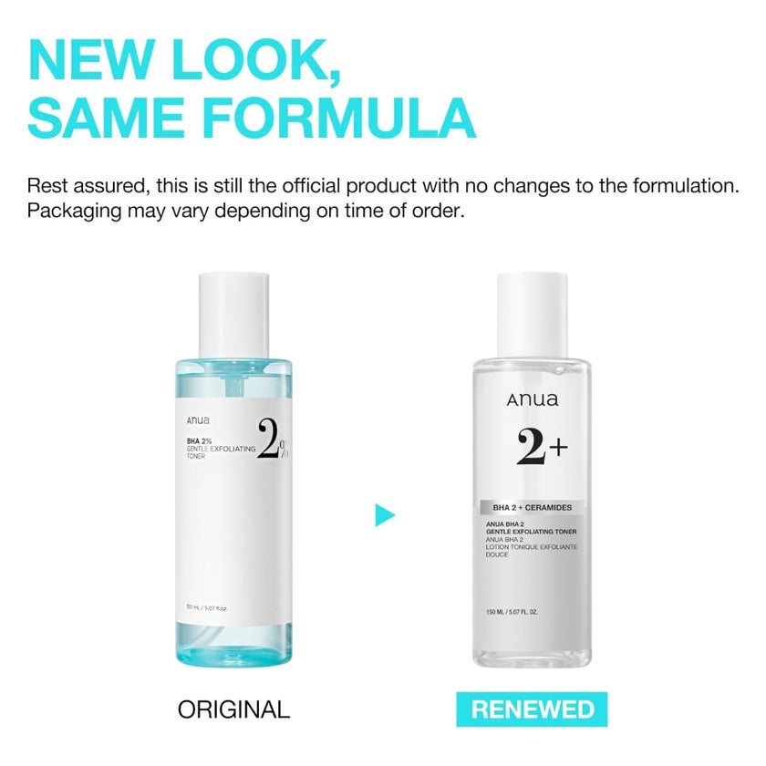 Anua BHA 2 + Ceramides Gentle Exfoliating Face Toner 150ml