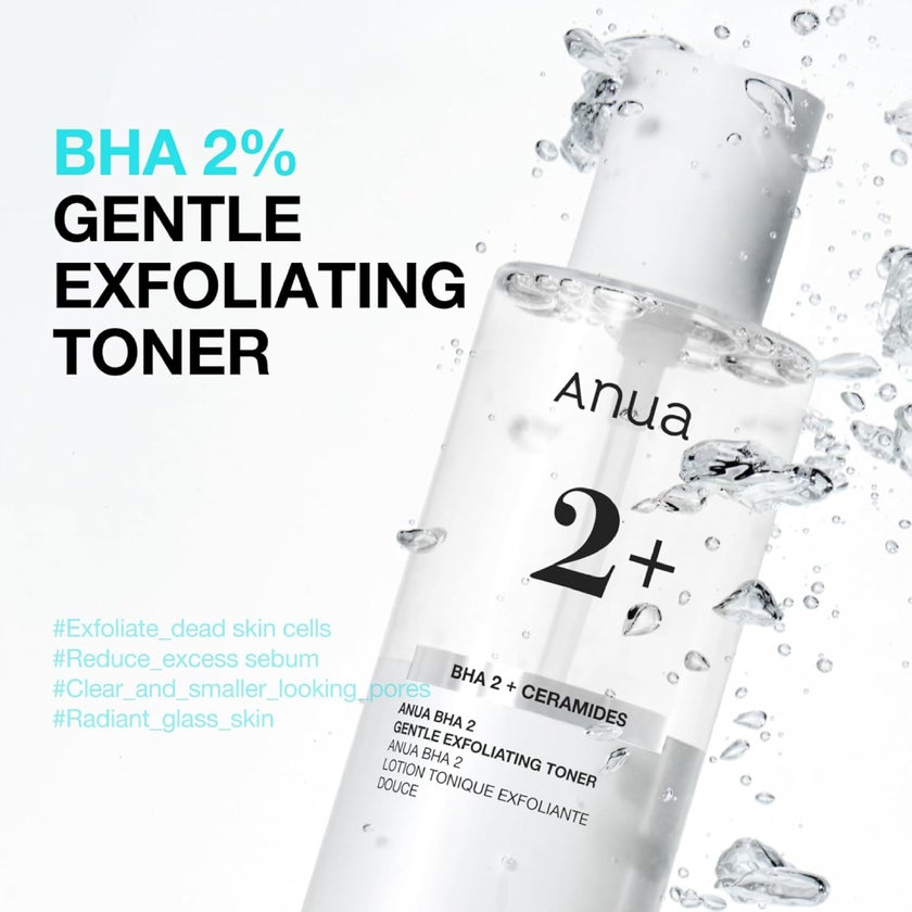 Anua BHA 2 + Ceramides Gentle Exfoliating Face Toner 150ml