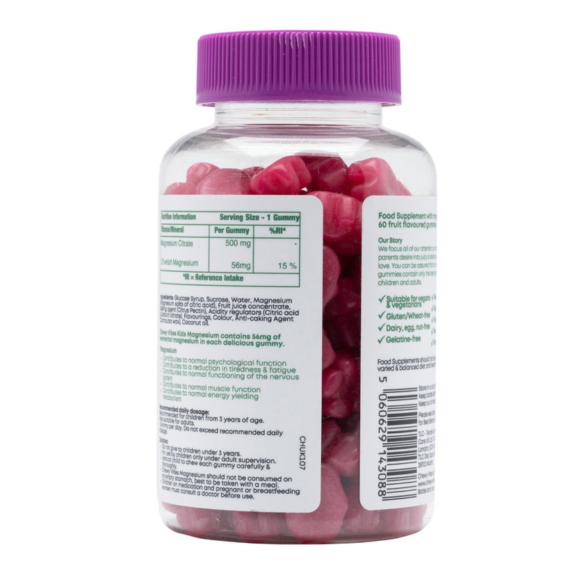 Chewy Vites Magnesium Kids Gummies, Pack of 60's