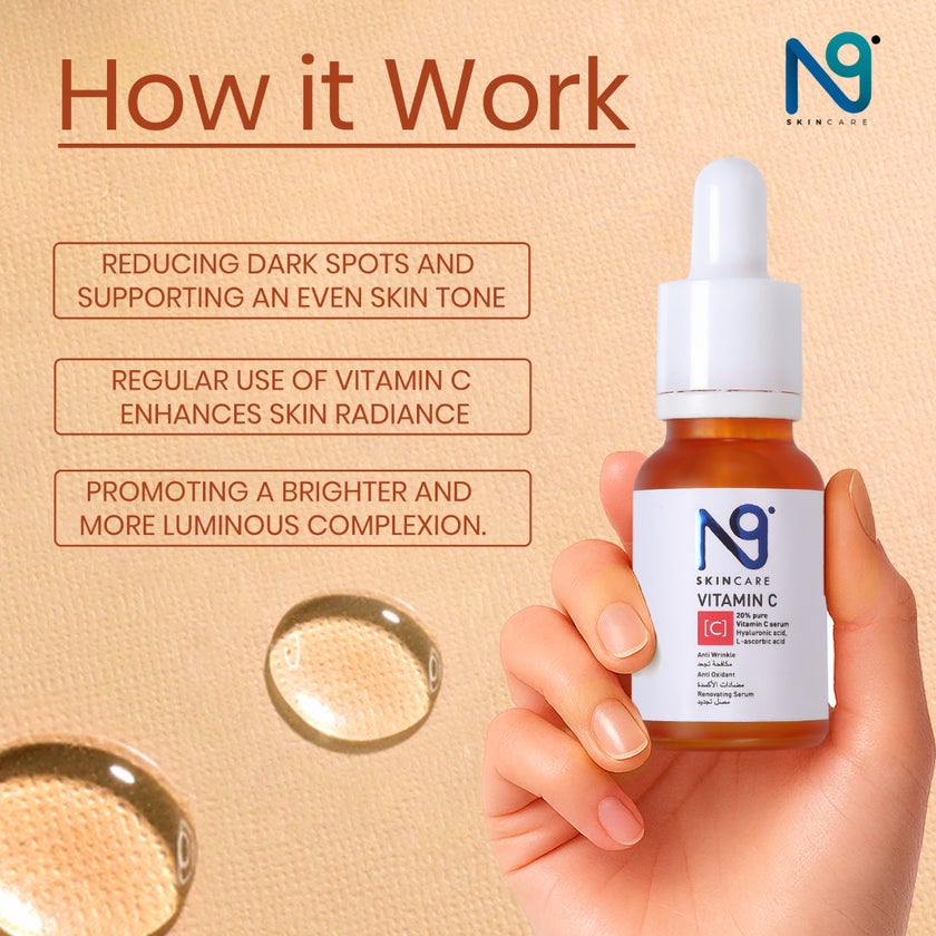 Rowan Bioceuticals No.9 Vitamin C Face Serum 15ml