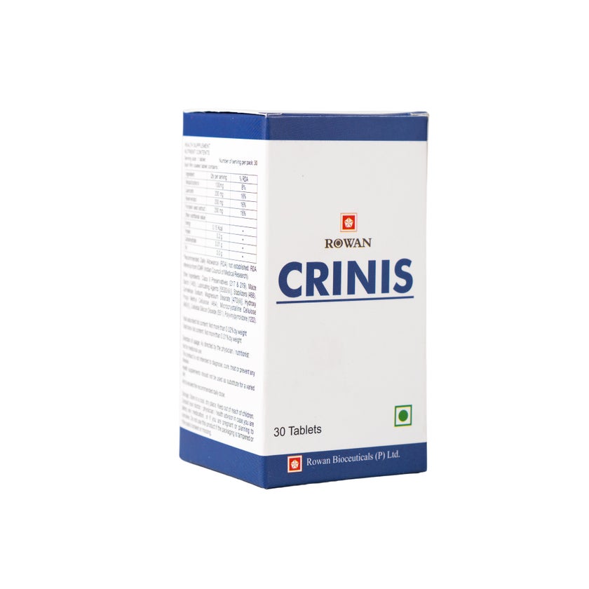 Rowan Bioceuticals Crinis & Hair Tonic Tablets, Pack of 30's