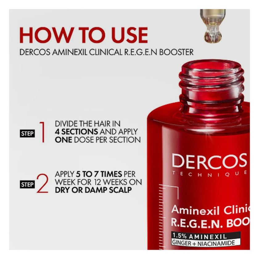 Vichy Dercos Aminexil Clinical REGEN Booster Hair Serum 90ml