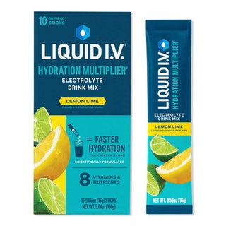 Liquid I.V. Hydration Multiplier Electrolyte Drink Mix - Lemon Lime Flavor, Pack of 10's