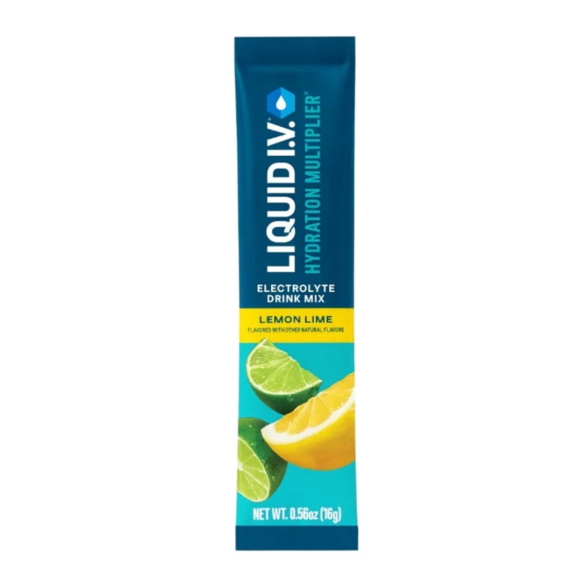 Liquid I.V. Hydration Multiplier Electrolyte Drink Mix - Lemon Lime Flavor, Pack of 10's