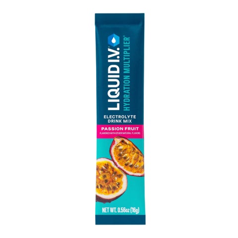 Liquid I.V. Hydration Multiplier Electrolyte Drink Mix - Passion Fruit Flavor, Pack of 10's