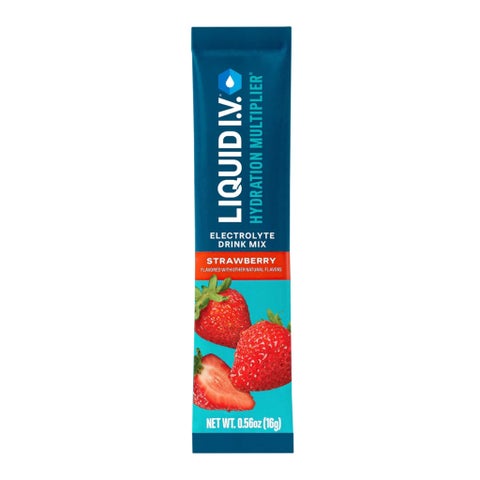 Liquid I.V. Hydration Multiplier Electrolyte Drink Mix - Strawberry Flavor, Pack of 10's