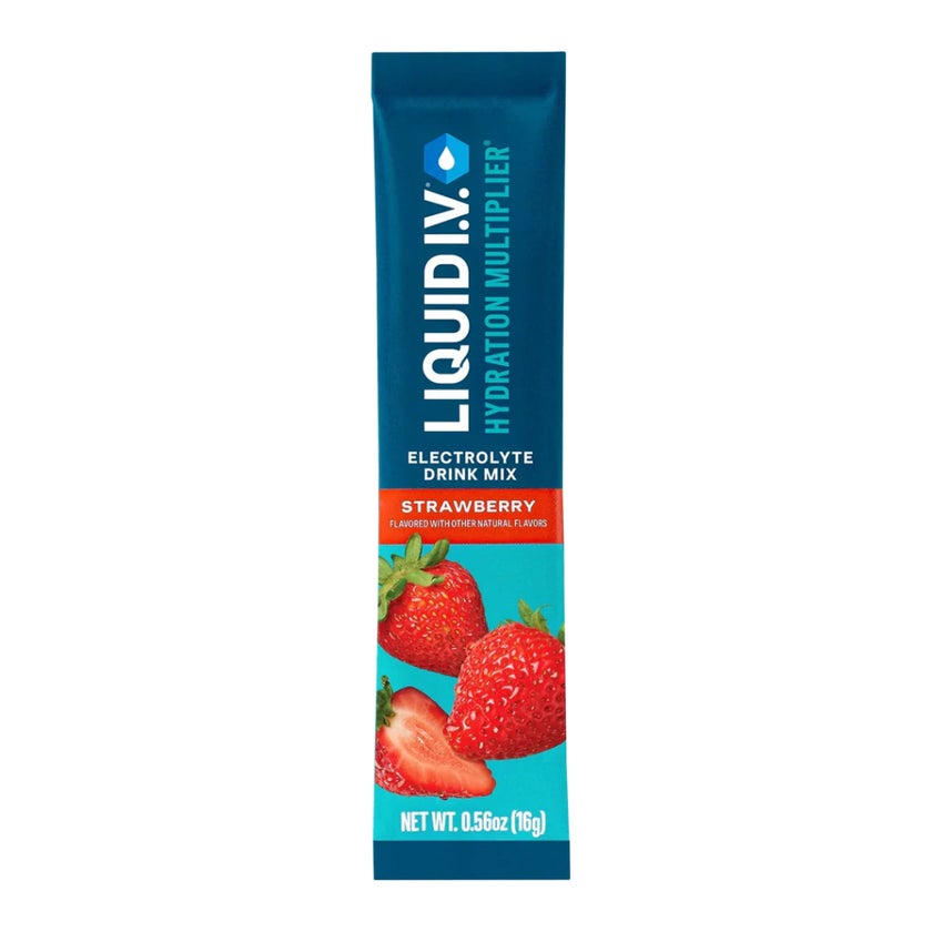 Liquid I.V. Hydration Multiplier Electrolyte Drink Mix - Strawberry Flavor, Pack of 10's
