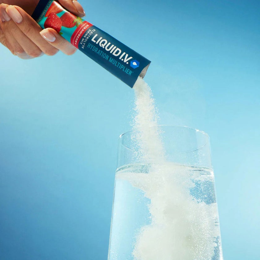 Liquid I.V. Hydration Multiplier Electrolyte Drink Mix - Strawberry Flavor, Pack of 10's