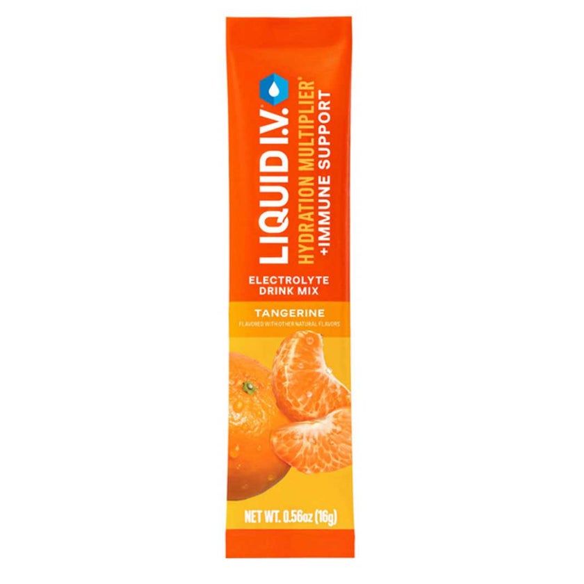 Liquid I.V. Hydration Multiplier Electrolyte Drink Mix - Tangerine Flavor, Pack of 10's