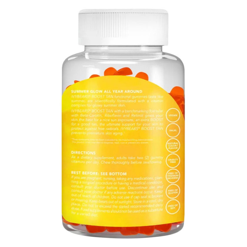 Ivybears Boost Tan Adult Gummies, Pack of 60's