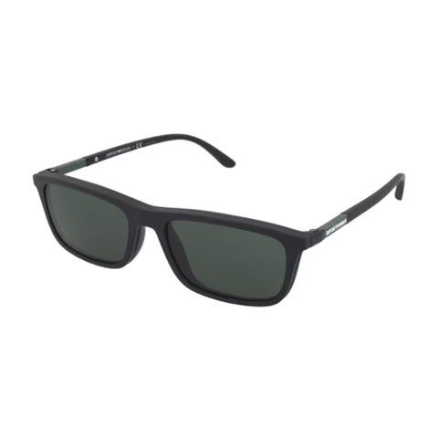 Emporio Armani Men's Sunglasses, Rectangle Shape, Size 55 - 50421W-0EA4160