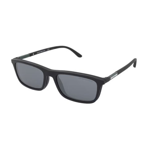 Emporio Armani Men's Sunglasses, Rectangle Shape, Size 55 - 50421W-0EA4160