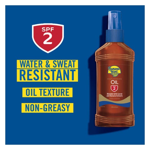 Banana Boat SPF 2 Deep Tanning Oil - 236ml