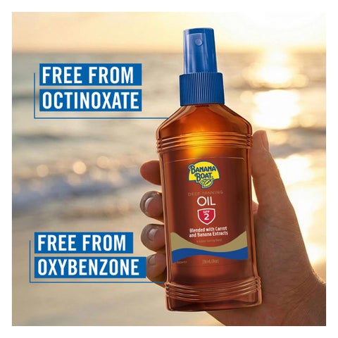 Banana Boat SPF 2 Deep Tanning Oil - 236ml