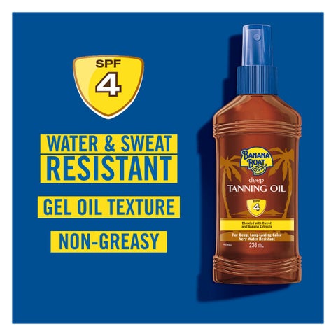 Banana Boat SPF 4 Deep Tanning Oil - 236ml
