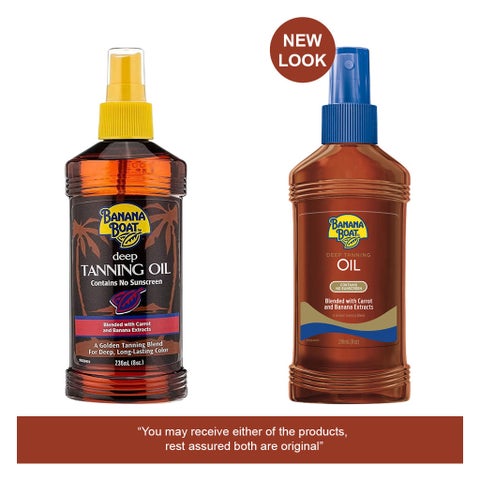 Banana Boat Deep Golden Tanning Oil - 236ml