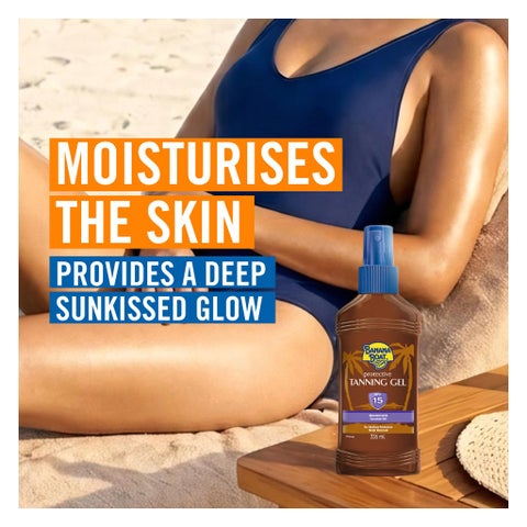 Banana Boat SPF 15 Protective Tanning Gel - 236ml
